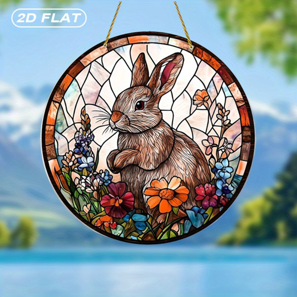 CIFbuy Acrylic Suncatcher Rainbow Window Decor Colorful Hanging Ornament Home Party Gift (TikTok, temu pick-up service)
