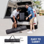 3 x 3m Two Doors & Two Windows Practical Waterproof Right-Angle Folding Tent Blue - Image 7