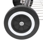 18 Inch Apple Charcoal Stove Enamel (Cover Furnace Body) White Side Wheel Diameter 15cm - Image 14
