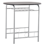 Same Code 67657426 PVC Breakfast Table (One Table and Two Chairs) Black - Image 11