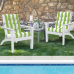 High Back Chair Cushions Set of 2, Waterproof Outdoor Rocking Chair Cushion with Ties, Rocking Chair Cushion for Outdoor Patio, Garden Porch - Image 6