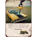 CIFbuy 1970 Plymouth Road Runner Reproduction Sign Vintage Metal Car Decor Collectible (TikTok, temu pick-up service) - Image 2