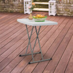 Replace 59374361 76*50*70.5cm Liftable Garden Plastic Table White - Image 50