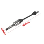 Front Right Passenger Side CV Axle Shaft Assembly Fits for Tesla Model X Sport Utility 2019-2024 1420119-00-B Black 1Pc - Image 7