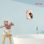 CIFbuy Hello Spring Cherry Blossom Black Cat Metal Plaque, Vintage 2D Flat Print Wall Art, Waterproof Rust Resistant Sign For Home Deco TikTok, TikTok, t Wall Art Self-pickup Logiopics - Image 5