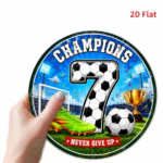 CIFbuy 1pc 7.87x7.87in Champions Soccer Number 7 Metal Aluminum, "" pc 7.87x, Champions Soccer Number 7 Metal Aluminum Tin Plaque TikTok, TikTok, teemu Self-pickup Logiaqics - Image 5