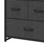 7-Drawer Black-Gray Fabric Dresser withe Steel Frame for , Living Room and Study Room (Shipment from Walmart) - Image 5