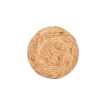 12" Round Bulrush Basket Planter - Image 4