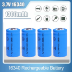 4 x 16340 Batteries 3.7V Li-ion Rechargeable Battery+1 x USB Charger (US Logistics For USPS/DHL/Fedex/UPS. No designated logistics accepted TK/TMEU only For self-pickup - Image 8