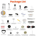 3-in-1 Cordless Electric Pole Saw & Mini Chainsaw & Grass Trimmer Kit with Adjustable Length 2Pcs 21V 1500mAh Batteries 4in/6in Chains Saw Rotatable Head, Safety Switch + Gloves/Goggle for Yard/Garden - Image 17