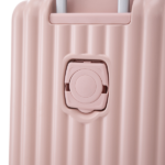 20"/24"/28" 3 pcs/set in ABS Spinner Wheel Luggage, Carry on Suitcase, with Cup Holder & USB Port & Phone Holder (Pink) - Image 8