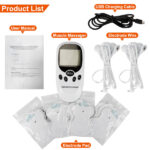 Electric Muscle Stimulator Dual Channels Pulse Massager Pain Relief Therapy Tens Device with Electrode Pads Wires - Image 7