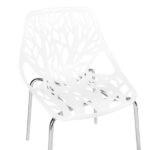 4pcs Bird's Nest Style Lounge Chair White - Image 27