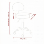 Rolling Stools with Wheels - Image 2