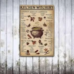 CIFbuy Vintage Witch Tin Sign Kitchen Witchery Poster Retro Metal Wall Decor 8x12 Inches (TikTok, temu pick-up service) - Image 5