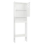 Double Door Fork Toilet Cabinet White - Image 24