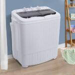 same code 05164613 Compact Twin Tub with Built-in Drain Pump XPB35-188S 14.3(7.7 6.6)lbs Semi-automatic Gray Cover Washing Machine - Image 20