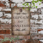 CIFbuy 1pc Vintage Scottish Gaelic 2D Flat Metal Wall Sign, Sign, DINNA FASH Rustic Distressed Tin Plaque, Keep Calm Cultural Home Decor, Keep Calm Cultural Home Decor, 12x ikTok, ikTok, n Plaque, Keep Calm Cultural Home Decor Self-n,ckup Logiop12xressed - Image 2