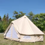 4m 4-6 Person 4 Season Waterproof Oxford Yurt Camping Tent with Galvanized Steel Frame - Image 2