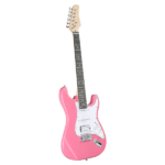KST Stylish H-S-S Pickup Electric Guitar Kit with 5W AMP Bag Guitar Strap Strings rose red - Image 8