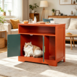 Wooden Cat Box Cabinet - Image 6