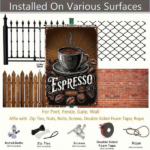 CIFbuy Vintage Italian Coffee Bar Metal Sign 8x12 Inch" Rustic Unframed Wall Decor, UV Resistant Iron Plaque For Home Cafe 8x12 InikTok, 8x12 InikTok, t Self-pickup Logiopics - Image 4