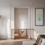 The Wooden Dog Fence Brown - Image 5