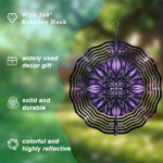 CIFbuy 4-in-1 Solar Wind Spinner for Garden Patio Yard Balcony Outdoor Decor (TikTok, temu pick-up service) - Image 5