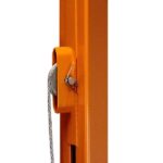 11FT Drywall Lifter Panel Hoist Jack Rolling Caster Construction Lockable 150lbs - Image 6