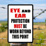 CIFbuy EYE EAR PROTECTION Metal Sign 8x12in, Outdoor Wall Art, Full Color 2D Flat Unframed Metal Plaque, Flat Unframed Metal Plaque, 20x30cm Dec SigikTok, SigikTok, r 2D Flat Unframed Metal Plaque Self-rpckup LogiopDecFull - Image 6