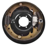 Driver Side 12" Hydraulic Brake Backing Plate Compatible with 7,000 lb Trailer Axles Mounts to 5-Bolt Brake Flange BPH-7000-LH - Image 4