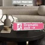 CIFbuy Vintage Dramatic Entrance Aluminum Sign Rustic Wall Art Decor For Home Bar Cafe Garage Easy To Install (TikTok, temu pick-up service) - Image 2
