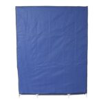 5-Layer 12-Compartment Non-woven Fabric Wardrobe Portable Closet Navy (133x46x170cm) - Image 3