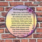 CIFbuy 1pc 8x8 Inch Round French Aluminum Sign, Vintage Healing Prayer Decorative Plaque, Religious Faith Wall Art For Living Room Stud TikTok, TikTok, Self-pickup Logiopics - Image 5
