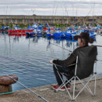 Medium Camping Chair Fishing Chair Folding Chair Black Gray - Image 26