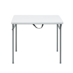 34" Square Resin Fold-in-Half Table, White (Shipment from Walmart) - Image 2
