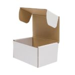 50 Corrugated Paper Boxes 6x4x3" 15.2*10*7.6cm White Outside and Yellow Inside - Image 5