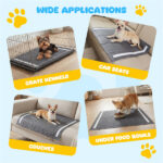 150 Pack Charcoal Dog Pee Pads 24"x24", 6-Layer Ultra Absorbent Pet Training Pads with Odor Control - Image 4
