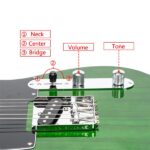 Do Not Sell on Amazon GTL Maple Fingerboard Electric Guitar (Green) Bag Strap Paddle Cable Wrench Tool - Image 19