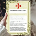 CIFbuy Templar Knight Oath Plaque, Medieval Templar Order Decor, Red Cross Vintage Chapel Design, Vintage Chapel Design, Durable Wall Art ikTok, ikTok, oss Vintage Chapel Design Self-dickup Logioprtr