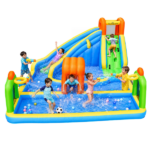 Kids Inflatable Marine Life Spray Pool with Slide & Ring‑Toss Game, PVC Outdoor Water Play Center for Backyard Lawn, Suitable for Ages 2‑6 - Image 11