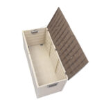 75gal 260L Outdoor Garden Plastic Storage Deck Box Chest Tools Cushions Toys Lockable Seat - Image 7