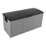 75gal 260L Outdoor Garden Plastic Storage Deck Box Chest Tools Cushions Toys Lockable Seat - Image 2