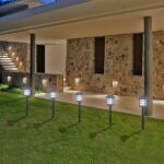 6pcs White LED Solar Lantern Torch Light Garden Landscape Lighting - Image 19