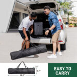 3 x 3m Two Doors & Two Windows Practical Waterproof Right-Angle Folding Tent White - Image 13