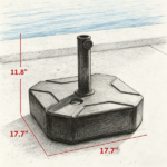 Outdoor Umbrella Base Only the base - Image 5