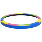 14FT Multi-Color Trampoline Safety Pad – Spring Cover Replacement, No Pole Holes, All Weather, for Family Trampoline Daily Maintenance Only trampoline replacement mat - Image 2
