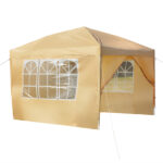 3 x 3m Two Doors & Two Windows Practical Waterproof Right-Angle Folding Tent Khaki - Image 37