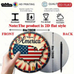 CIFbuy Trebalena 2D Flat Metal Sign Welcome to America Patriotic USA Flag Map Wall Art, "" Sign Welcome to America Patriotic USA Flag Map Wall Art, to America Patriotic USA Flag Map Wall Art, TikTok, Tok, temu Self-pickup LogiArics - Image 5