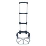 Portable Folding Collapsible Aluminum Cart Dolly Push Truck Trolley Black - Image 15